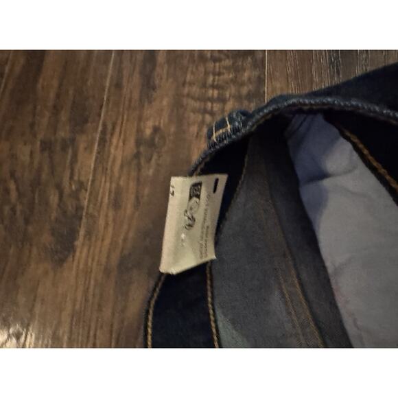 NEW Levis Jeans Womens 27 Dark Blue Denim Pants High Rise Straight Flex - Picture 8 of 9